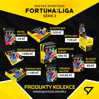2021/22 Sportzoo Fortuna Liga 2. série Retail box