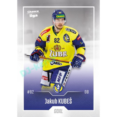 2022/23 Goal Cards Chance Liga 2. série #292 Jakub Kubeš