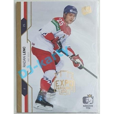 2021 MK reprezentace Radan Lenc MS 2021 #73 1/5 Expo Gold