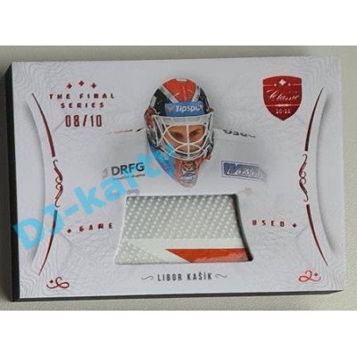 2021/22 OFS The Final Series Libor Kašík #STI-KAI 08/10 Game Used Stick Red