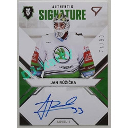 2021/22 Sportzoo TIPSPORT ELH Jan Růžička #SL1-JR 74/90 Signature level 1