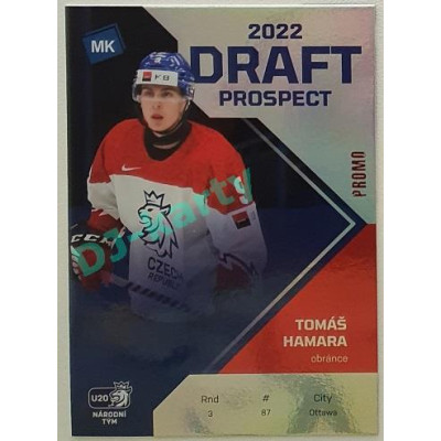 2021/22 MK reprezentace #DP-4 Tomáš Hamara Draft Prospects PROMO