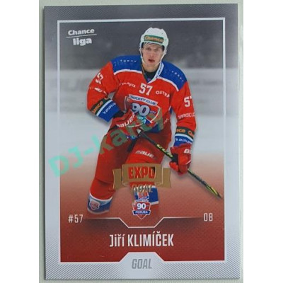 2022/23 Goal Cards Chance Liga 1. série #162 Jiří Klimíček Expo Pardubice