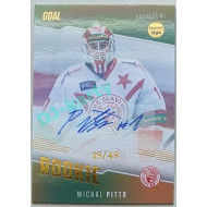2022/23 Goal Cards Chance Liga 2. série #09 Michal Pittr Rookie Autograph xx/49
