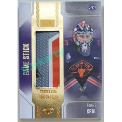 2022/23 Goal Cards Chance Liga 2. série #S-42 Tomáš Král Game Stick 14/35