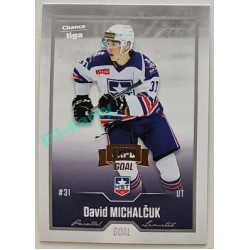 2022/23 Goal Cards Chance Liga 2. série #284 David Michalčuk Expo Silver 1 of 3