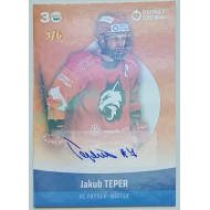 2022/23 Goal cards Chance Liga O kapku lepší hokej #KN-16 Jakub Teper Autograph 3/6