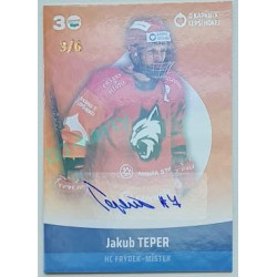 2022/23 Goal cards Chance Liga O kapku lepší hokej #KN-16 Jakub Teper Autograph 3/6