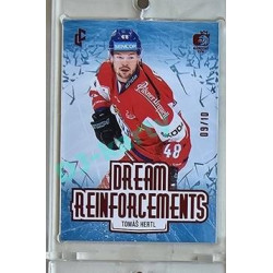 2023/24 LC Expectations Road to Prague #DR-12 Tomáš Hertl Dream Reinfrocements Red 09/10