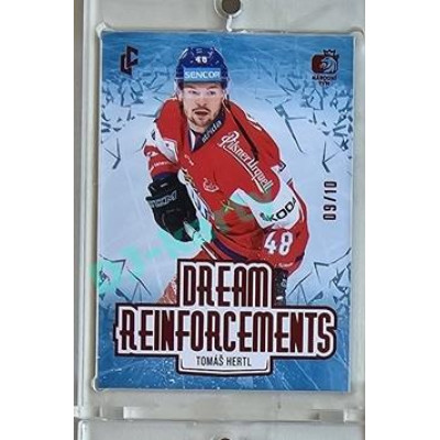 2023/24 LC Expectations Road to Prague #DR-12 Tomáš Hertl Dream Reinfrocements Red 09/10