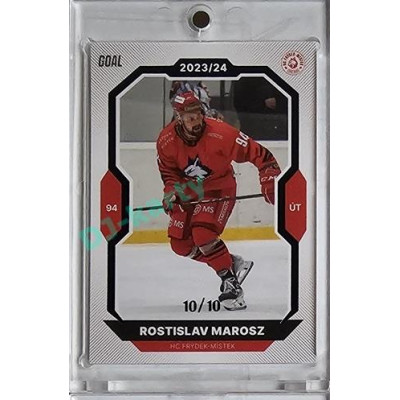 2023/24 Goal cards Chance Liga 1. série #124 Rostislav Marosz Blue 10/10