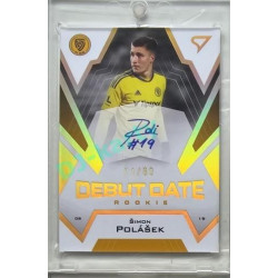 2023/24 Sportzoo Fortuna Liga 2. série #DRS-SP Šimon Polášek Debut Date Rookie Auto xx/80