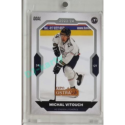 2023/24 Goal cards Chance Liga 2. série #277 Michal Vitouch Expo Ostrava 1of2