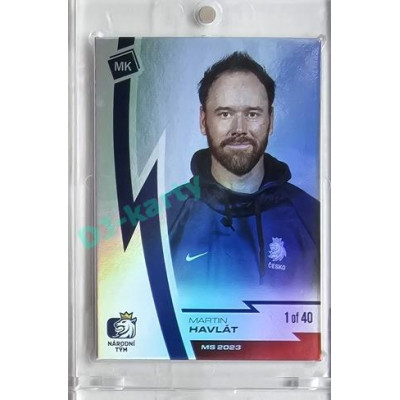 2023 MK reprezentace #080 Martin Havlát Rainbow 1of40