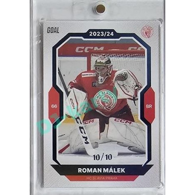 2023/24 Goal cards Chance Liga 1. série #127 Roman Málek Blue 10/10