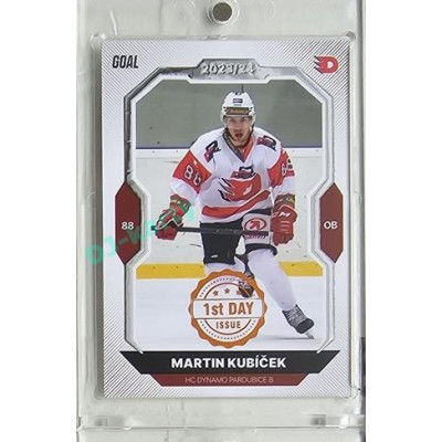 2023/24 Goal cards Chance Liga 1. série #175 Martin Kubíček 1st day of issue