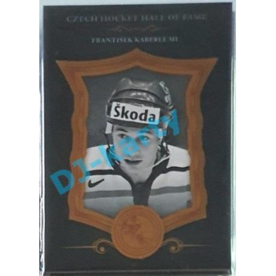 2020 OFS Síň slávy českého hokeje František Kaberle ml. #SSCH-035 24/25 Black Cut