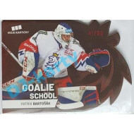 2020 MK reprezentace Patrik Bartošák #5 41/50 Goalie School Die-cut Red