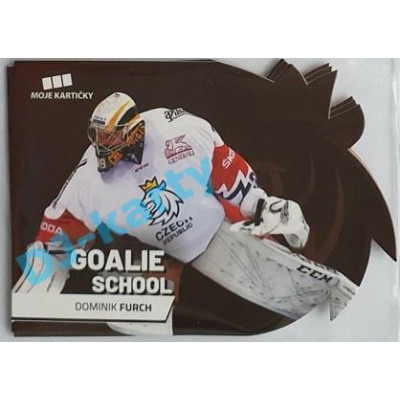 2020 MK reprezentace Dominik Furch #9 Goalie School Die-cut Red Retail