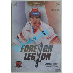 2020/21 OFS 2. série Jordann Perret #FL-JPE 04/15 Foreign Legion Neon Rainbow