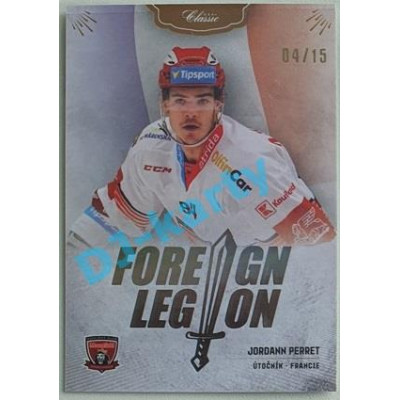 2020/21 OFS 2. série Jordann Perret #FL-JPE 04/15 Foreign Legion Neon Rainbow