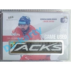 2020 MK reprezentace Milan Doudera #4 02/03 Game Used Czech Expo