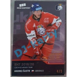 2020 MK reprezentace Andrej Šustr #36 4/5 Blue Czech Expo