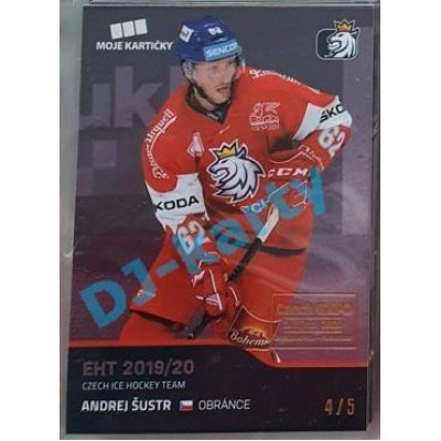 2020 MK reprezentace Andrej Šustr #36 4/5 Blue Czech Expo