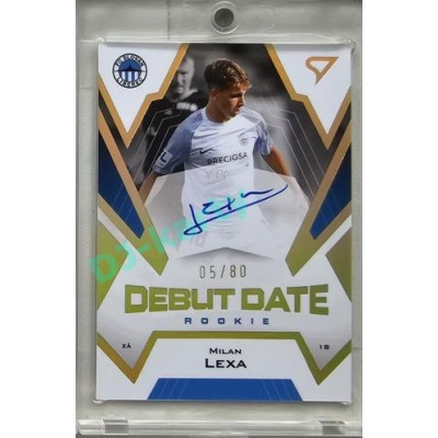 2023/24 Sportzoo Fortuna Liga 2. série #DRS-ML Milan Lexa Debut Date Rookie Auto xx/80