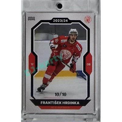 2023/24 Goal cards Chance Liga 1. série #131 František Hrdinka Blue 10/10