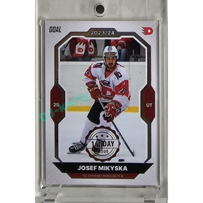2023/24 Goal cards Chance Liga 1. série #180 Josef Mikyska 1st day of issue
