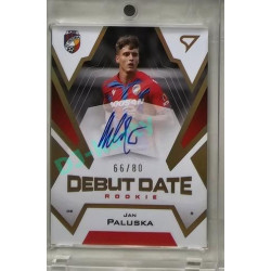 2023/24 Sportzoo Fortuna Liga 2. série #DRS-JP Jan Paluska Debut Date Rookie Auto xx/80