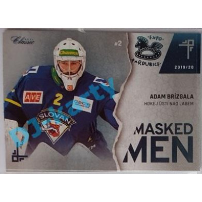 2019/20 OFS Chance liga Adam Brízgala #MM-ABR xx/15 Masked Men Expo Pard.