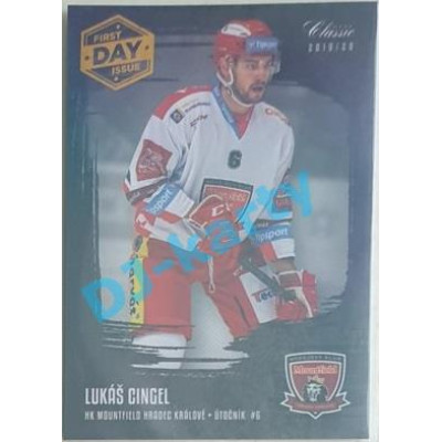 2019/20 OFS Lukáš Cingel #75 Black Rainbow 1st Day of Issue