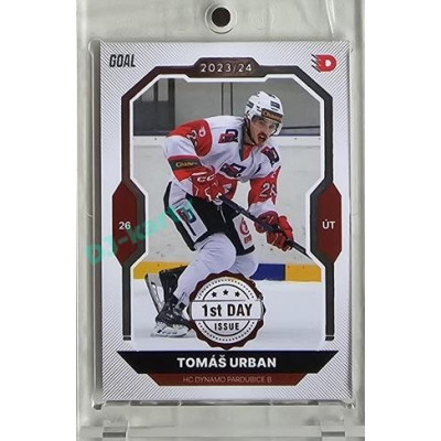 2023/24 Goal cards Chance Liga 1. série #181 Tomáš Urban 1st day of issue
