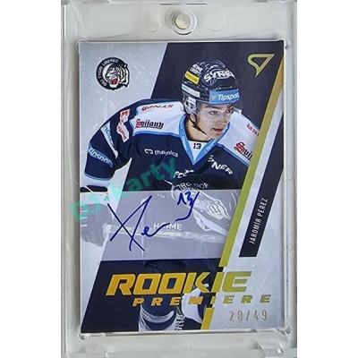 2023/24 Sportzoo ELH 1. série #RPS-JP Jaromír Pérez Rookie Premiere Auto 28/49