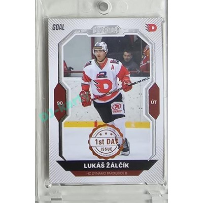 2023/24 Goal cards Chance Liga 1. série #182 Lukáš Žálčík 1st day of issue