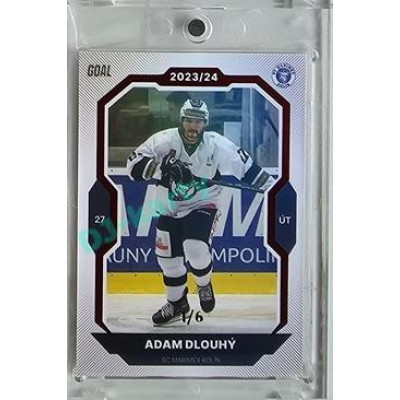 2023/24 Goal cards Chance Liga 2. série #352 Adam Dlouhý Red 1/6