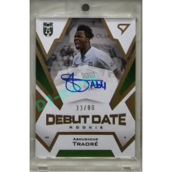 2023/24 Sportzoo Fortuna Liga 2. série #DRS-AT Abdoubacar Traoré Debut Date Rookie Auto xx/80