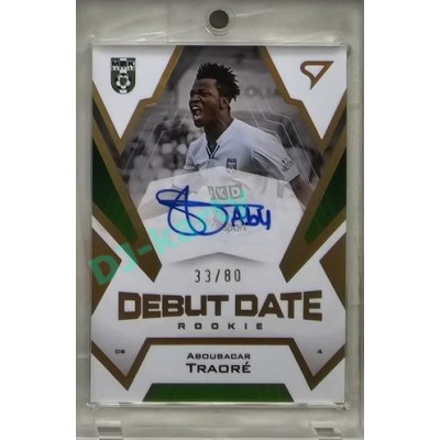 2023/24 Sportzoo Fortuna Liga 2. série #DRS-AT Abdoubacar Traoré Debut Date Rookie Auto xx/80