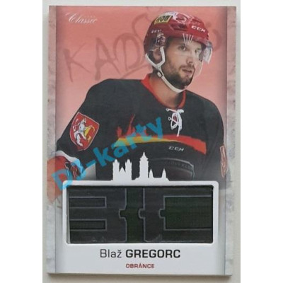 2017 OFS Mountfield Cup Blaž Gregorc #4 6/9 Game Used Stick