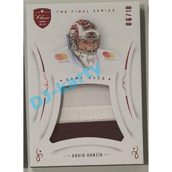 2021/22 OFS The Final Series David Honzík #JER-DH 06/10 Game Used Jersey Red