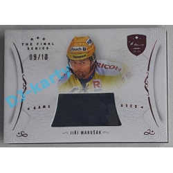 2021/22 OFS The Final Series Jiří Marušák #STI-MAJ 09/10 Game Used Stick Red
