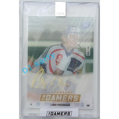 2021 MK Gamers 1 Libor Procházka #TG-LP 3/5 Gamers Original GOLD