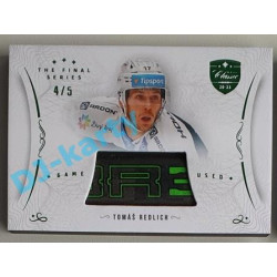 2021/22 OFS The Final Series Tomáš Redlich #STI-NAO 4/5 Game Used Stick Emerald