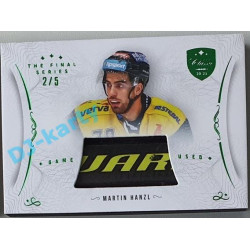 2021/22 OFS The Final Series Martin Hanzl #STI-HAM 2/5 Game Used Stick Emerald