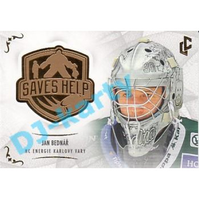 2021 Legendary Cards Saves Help #SH-002 Jan Bednář