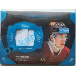 2020/21 OFS 2.série Tomáš Pšenička #RPS-TPŠ 2/6 Game Used Remnants Black Cut