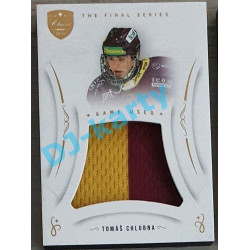 2021/22 OFS The Final Series Tomáš Chlubna #JER-TC Game Used Gold PROMO