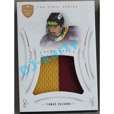 2021/22 OFS The Final Series Tomáš Chlubna #JER-TC Game Used Gold PROMO